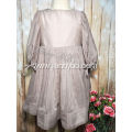 Girls Grey Cotton Silk Fairy Dress